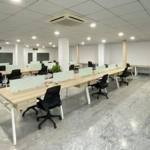 Flexible desk workspace at Zama Daftar in Swat for freelancers, remote workers, and students.